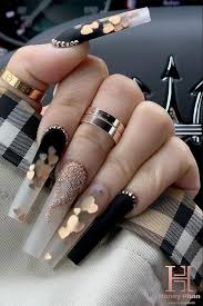 37 valentine's day nail designs you'll actually love. Valentines Nails 2021 Long 1 11 Negative Space Heart Nail Design