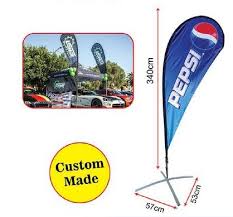 Maybe you would like to learn more about one of these? D Teardrop Flag Pole X Base Everything Else Others On Carousell