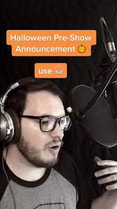 A fun preshow announcement for an upcoming show with a theatre company...