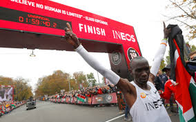 He will head to tokyo 2020 as hot favourite for the marathon title, and the weather should. Eliud Kipchoge Becomes First Person To Break Two Hour Marathon Time