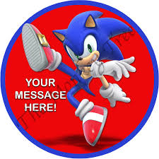 Jun 24, 2021 · sonic 2 cast & crew blow up a cake in video celebrating character's 30th birthday. Sonic The Hedgehog Edible Cake Image Topper Circle The Monkey Tree
