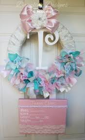 Baby Wreath Vintage Chic Hospital Door By Wjdazzlingdesigns Baby Wreath Baby Wreath Girl Nursery Door Decorations