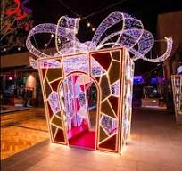 Manufacturer 3D LED Christmas Gift Box Motif Light ...