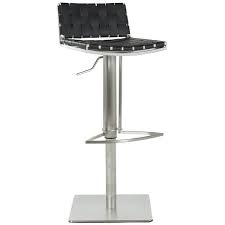 These are stools that are built to last. Woven Leather Barstool