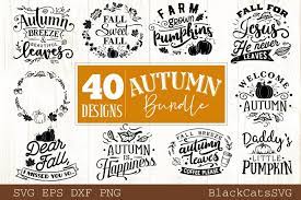 Download Autumn Svg Bundle 40 Designs Fall And Pumpkins Svg Bundle 289105 Cut Files Design Bundles