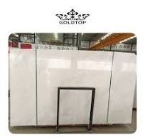 Elegant Pure Milan White Jade Marble Slab Polished Natural Stone for  Commercial Residential Projects