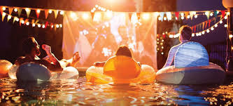 I am the pretty thing that lives in the house. Pool Movie Nights At Home Good Life Family Magazine