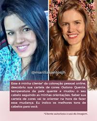 Explicações na legenda 👇🏼 ✓Contraste é a diferença de profundidade (claro  x escuro) entre a coloração dos cabelos, pele, olhos e sobrancelhas. Ao  mudar a cor dos cabelos, você muda o seu