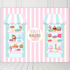 Bird In Hand Bake Shop Bakery Shop Party Backdrop Personalized And Printable Banner Etsy In 2020 Backdrops For Parties Printable Banner Party Themes
