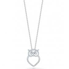 Or best offer +$4.45 shipping. Roberto Coin Tiny Treasures White Gold Diamond Owl Necklace 000904awchx0