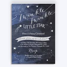 When it comes to writing your invitation, word choice is important. Twinkle Twinkle Little Star Christening Baptism Invitation From 0 80 Each