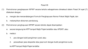 Check spelling or type a new query. Pajakkitauntukkita ×'×˜×•×•×™×˜×¨ Hai Kak Berdasarkan Per 04 Pj 2020 Permohonan Penghapusan Npwp Dapat Dilakukan Secara Elektronik Maupun Tertulis Namun Mohon Maaf Implementasinya Saat Ini Masih Hanya Bisa Dilayani Secara Tertulis Yang Diatur Di Pasal 36