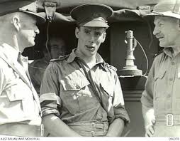 Informal Group Portrait Of From Left Major General Gordon Bennett General Officer Commanding Aif Malaya Nx95 Captain Ern Major General Home Guard Portrait