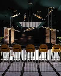 Walnut bar stool designs ideas. 5 Luxury Bar Lighting Ideas