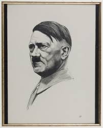 Lot Adolf Hitler Portrait