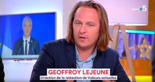 Geoffroy lejeune, directeur de la rédaction du magazine valeurs actuelles © afp / lionel bonaventure Portrait Vivant De Geoffroy Lejeune Diecteur De Valeurs Actuelles Et Be Monde Du Milieu Mediatico Gauchiste Francais Le Scrutateur