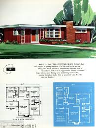 130 Vintage 50s House Plans Used To Build Millions Of Mid Century Homes We Still Live In Today Mid Century House House Plans Mid Century Modern House
