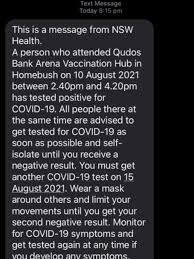It does not provide medical advice. Nsw Covid Qudos Bank Arena Vaccination Hub On Alert After Infected Person Visited News Com Au Australia S Leading News Site