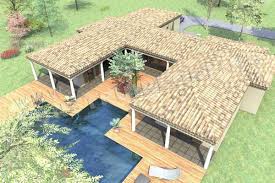 Maison Estran Plan Maison Plan Maison En U Maison