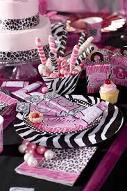 Cute Diva Zebra Print Birthday Favors Party Birthdayexpress Awesome Ideas For Nene Pink And Yellow Princess Girl Baby Shower Zebra Print Party Diva Birthday Parties Baby Party