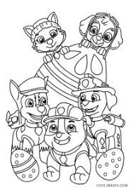 Just print for free in a4 format and start coloring. Free Printable Paw Patrol Coloring Pages For Kids