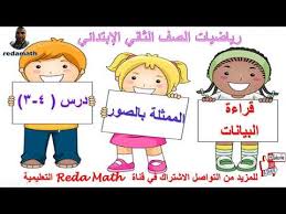 1442 قراءة البيانات الممثلة بالصور رياضيات الصف الثاني الأبتدائي الفصل الأول أ رضا عطية جديد Youtube