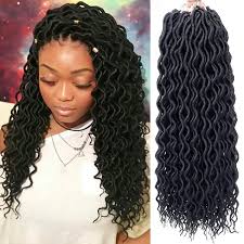 Soft dread hair colors find your perfect hair style www.learnbemobile.com. 6 Packs Faux Locs Crochet Hair Goddess Locs Crochet Braids Curly Faux Locs Braiding Hair 18 Inch Soft Synthetic Crochet Locs Hair Extensions 18in 6pcs 1b Buy Online In South Africa At Desertcart Co Za Productid