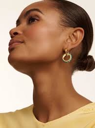 Buy Ted Baker Tedla Ted Lock Hoop Earrings Online At Best Price @ Tata CLiQ