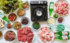 The basic table setting for a meal called bansang. How To Diy Korean Bbq At Home Janice Fung