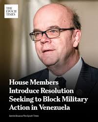 Donald Trump claimed he would put America first—instead he's trying to drag  us into an illegal war in Venezuela,” Rep. Jim McGovern (D-Mass.) said in a  Dec. 2 statement.