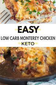 Monterey Chicken Keto Low Carb Recipe In 2021 Healthy Chicken Recipes Easy Healthy Chicken Recipes Low Carb Chicken