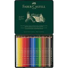 Polychromos Colour Pencil Tin Of 24 Each pencil features the highest quality pigments for unprecedented lightfastness (resistance to fatigue). polychromos colour pencil tin of 24