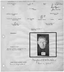 File:Warden's notebook page, with "mug shot," of Gilbert D. Wolfe, 31-AZ.