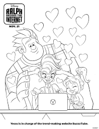 Search images from huge database containing over 620,000 coloring pages. Ralph Breaks The Internet Coloring Pages Free Printables