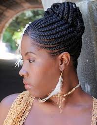 A stunning hairdo that can be worn for any casual. Black Braid Hairstyles Natural Hair Hairstyles Vip
