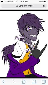 Here's my interpretation of the killer from the horror game series five nights at freddy's. Purple Guy Aka Vincent Anime Amino