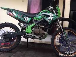 Suspensi depan belakangnya bikin top. Motor Klx Dtracker Modif