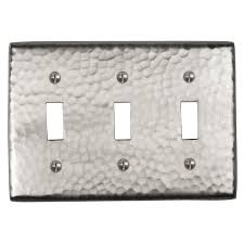 The Copper Factory 3 Gang Toggle Light Switch Wall Plate Reviews Wayfair