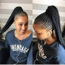 56 Amazing African Twist Braids Hairstyles 2019 For Attractive Look Cornrow Hairstyles Braided Hairstyles Ponytail Styles