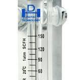 Air Flow Meter CWS - 2-20 SCFH w/ SS Valve
