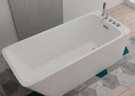 Notre collection robinets de baignoire de 2021 est en solde. Baignoire Ilot Avec Robinetterie Integree Varese Baignoire Ilot 170x75 Cm