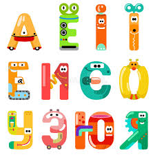 If you have been studying with us for a while, you may have already noticed our article on learning the korean alphabet that gives you a guide to learn hangul. Vowels Of The Latin Alphabet Like Different Robots Stock Vector Illustration Of Primary Education 53502454