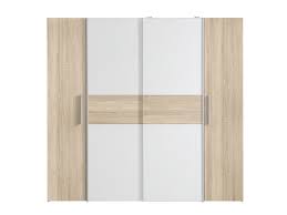 Spanplatte, foliert anderes kunden suchten auch nach schränke container rollcontainer. Kleiderschrank Sonoma Eiche Weiss 200 Cm Kalixtus 0629014400