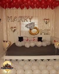 Proposal Of Marriage Balloon Decoration Surpresas Para Namorado Textos Fofos Para Namorado