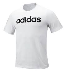 Details About Adidas Men Essentials Linear Shirts Training White Tee Gym Shirt Jersey Dq3056