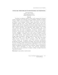 We did not find results for: Pdf Evaluasi Trend Kualitas Pendidikan Di Indonesia