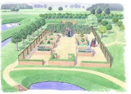 A Garden Map Garden History Castle Garden Garden Layout