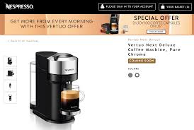 › nespresso vertuoline coffee review. Vertuo Next Deluxe Listed Now On Nespresso Sites Outside Usa Same Specs Shown So Possibly Just A Special Chrome Dark Chrome Finish Not Sold In The Usa Nespresso