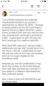 The chime visa® credit builder card is issued by stride bank pursuant to a license from visa u.s.a. Chime Customer Service Complaints Department Hissingkitty Com
