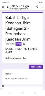 Nota ringkas berbentuk peta minda bagi bab 3 sains tingkatan 1. Sains Jirim 29jun2020 Quiz 11 12 Quiz